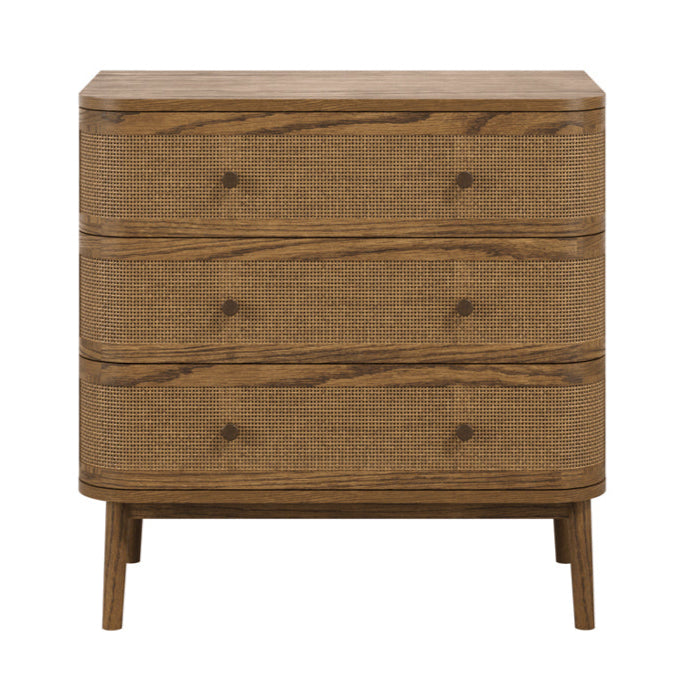 Cayman Smoked Chest of Drawers 80cm | Annie Mo's