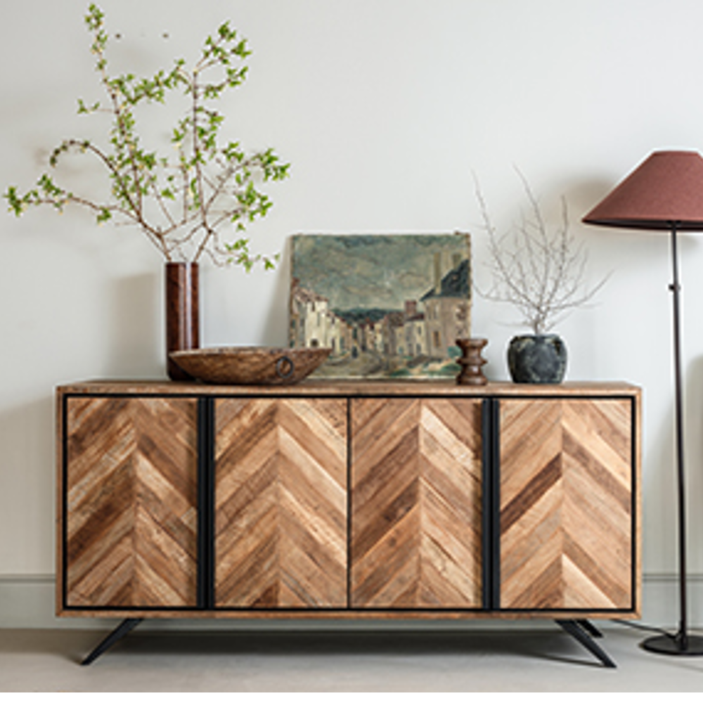 Camden Market Wide Sideboard 161cm