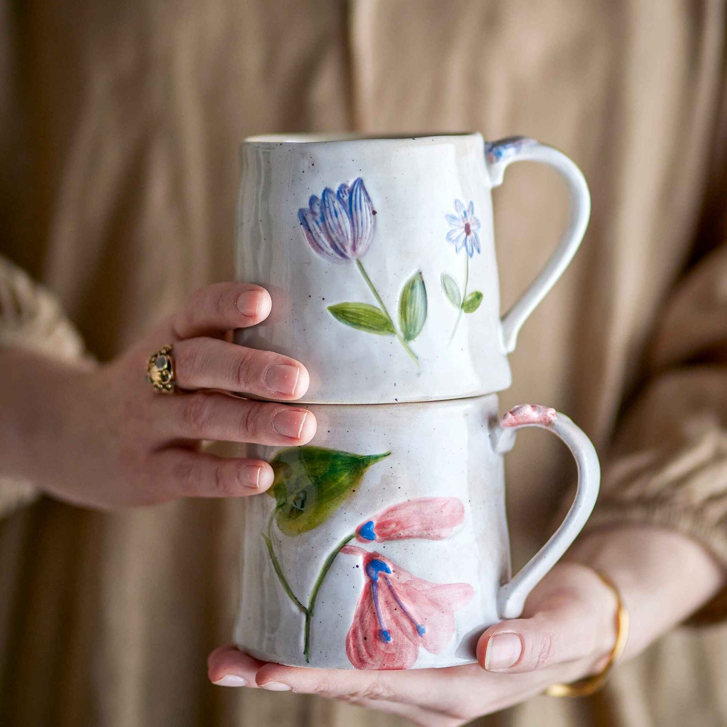 Camilla Mug, Multi, Stoneware | Annie Mo's