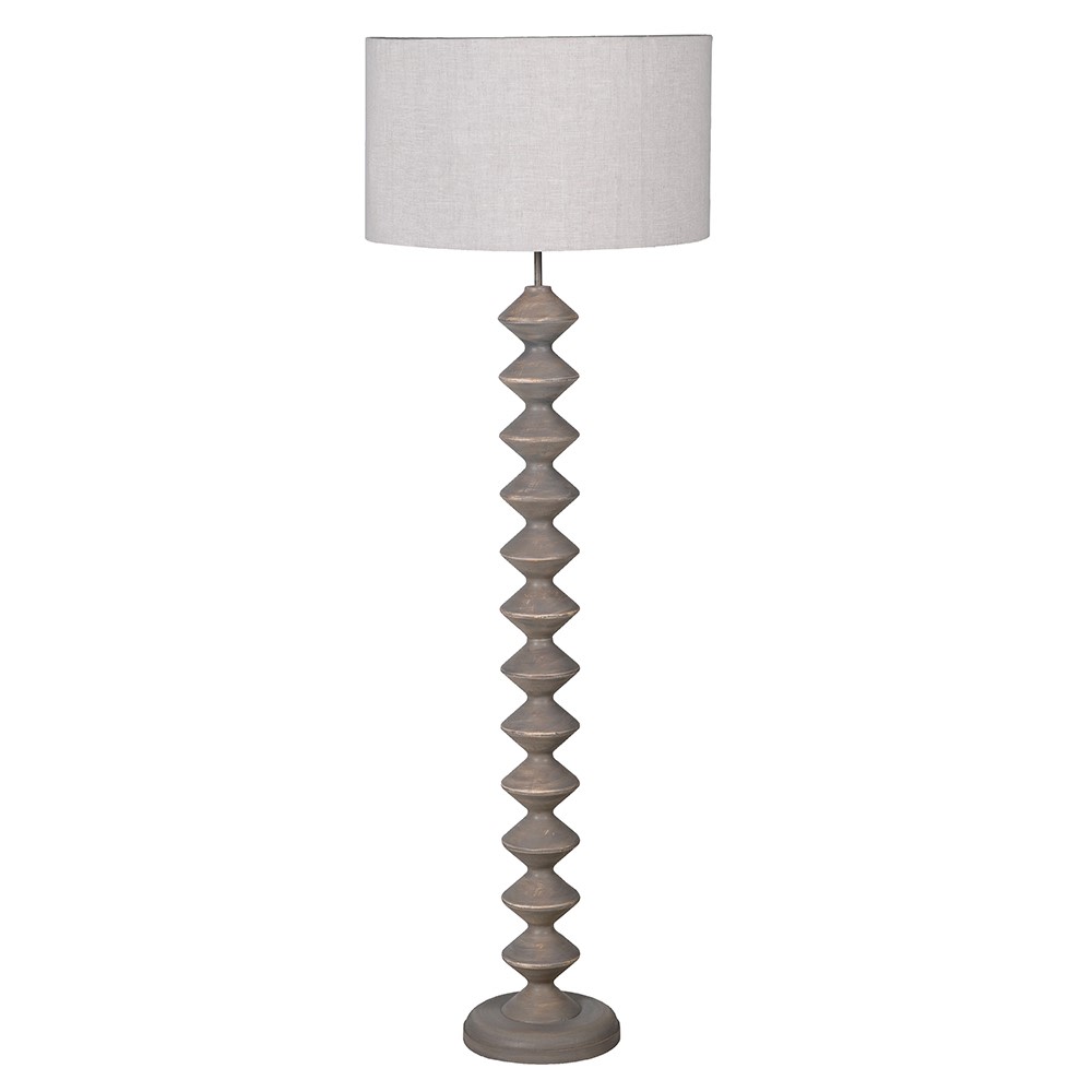 Cascade Floor Lamp with Linen Shade 155cm | Annie Mo's