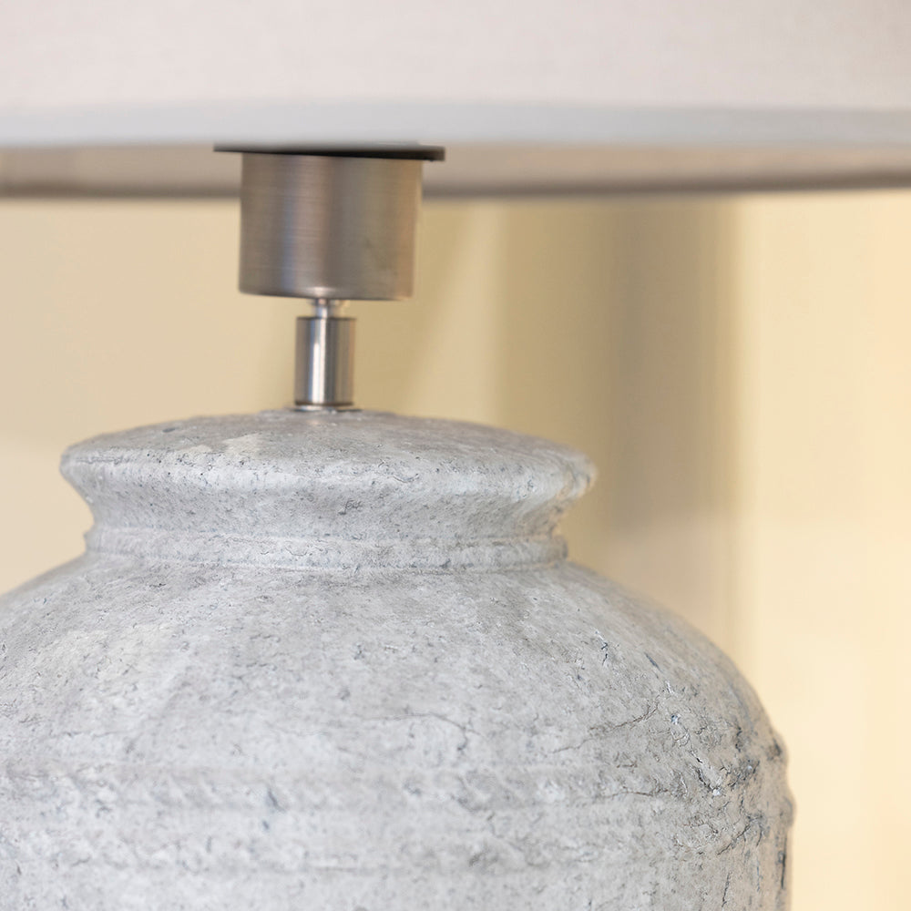 Ceramic Lamp Anya With Cream Shade 58cm