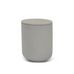 Ceramic Pot Candle - Matt Grey with Lid - Fresh Linen and Cotton