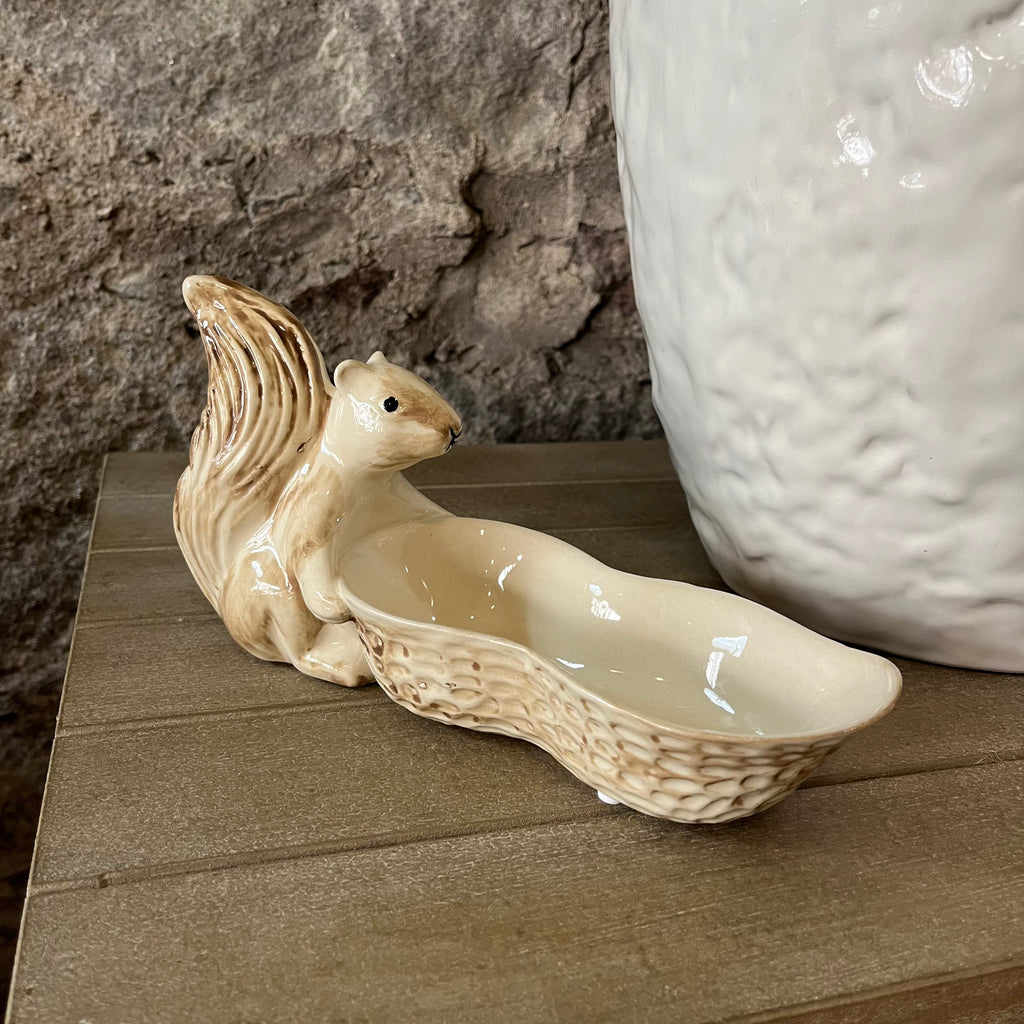 Ceramic Squirrel Nut Bowl 24cmB