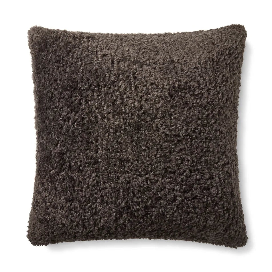 Jasper Square Cushion | Curly Cocoa 50cm x 50cm | Annie Mo's