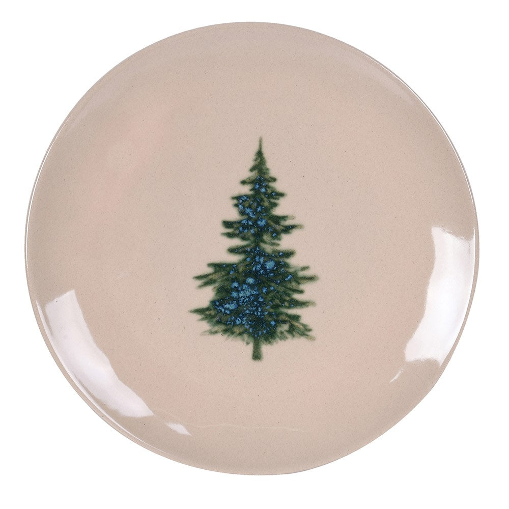 Christmas Tree Side Plate 21cm | Annie Mo's