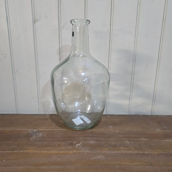 Clear Glass Bottle Vase 29cm F | Annie Mo's