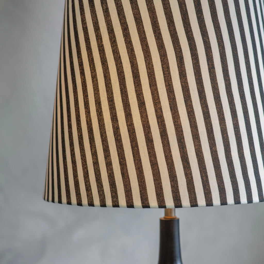 Clements Striped Shade Table Lamp 63cm