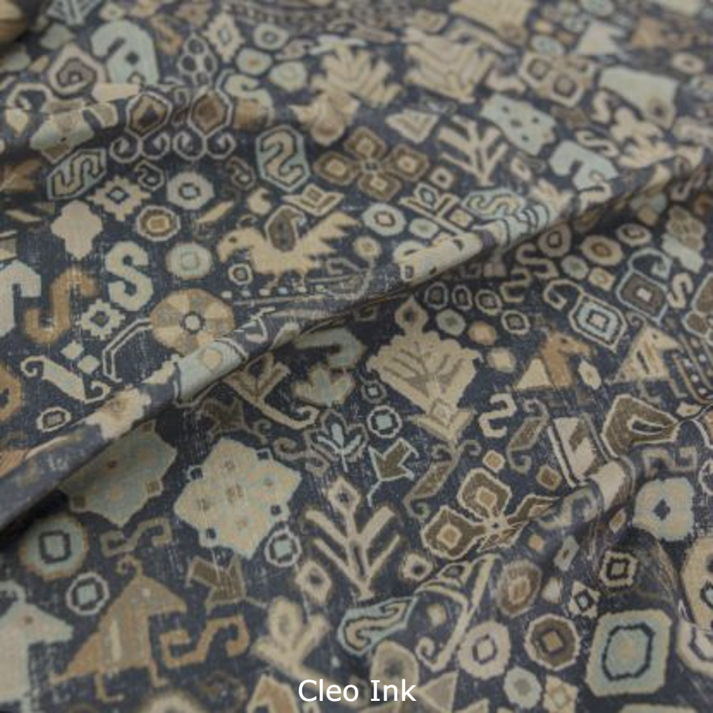 Tobias Footstool | Patterned Fabrics