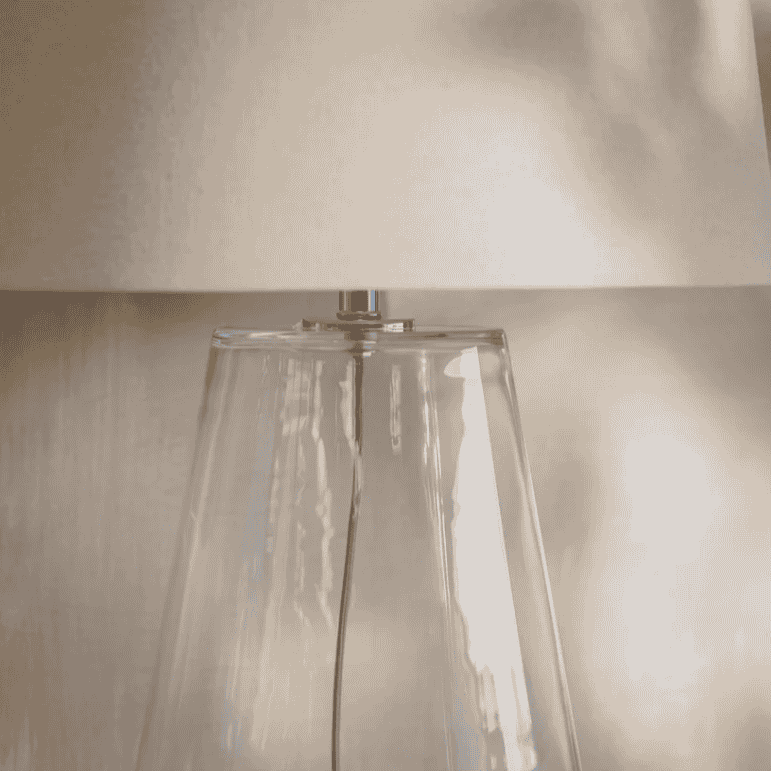 Clifton Tapered Glass Table Lamp 89cm B | Annie Mo's