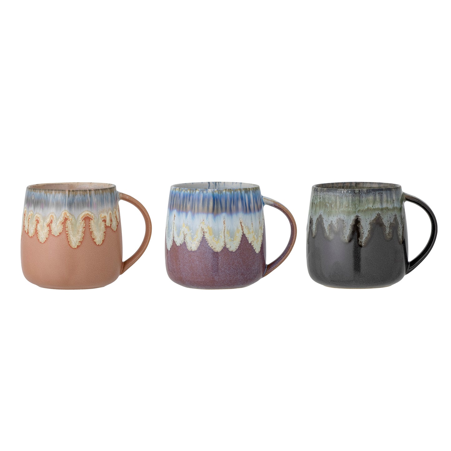 Cloe Mug, Rose, Stoneware - Colour Choice