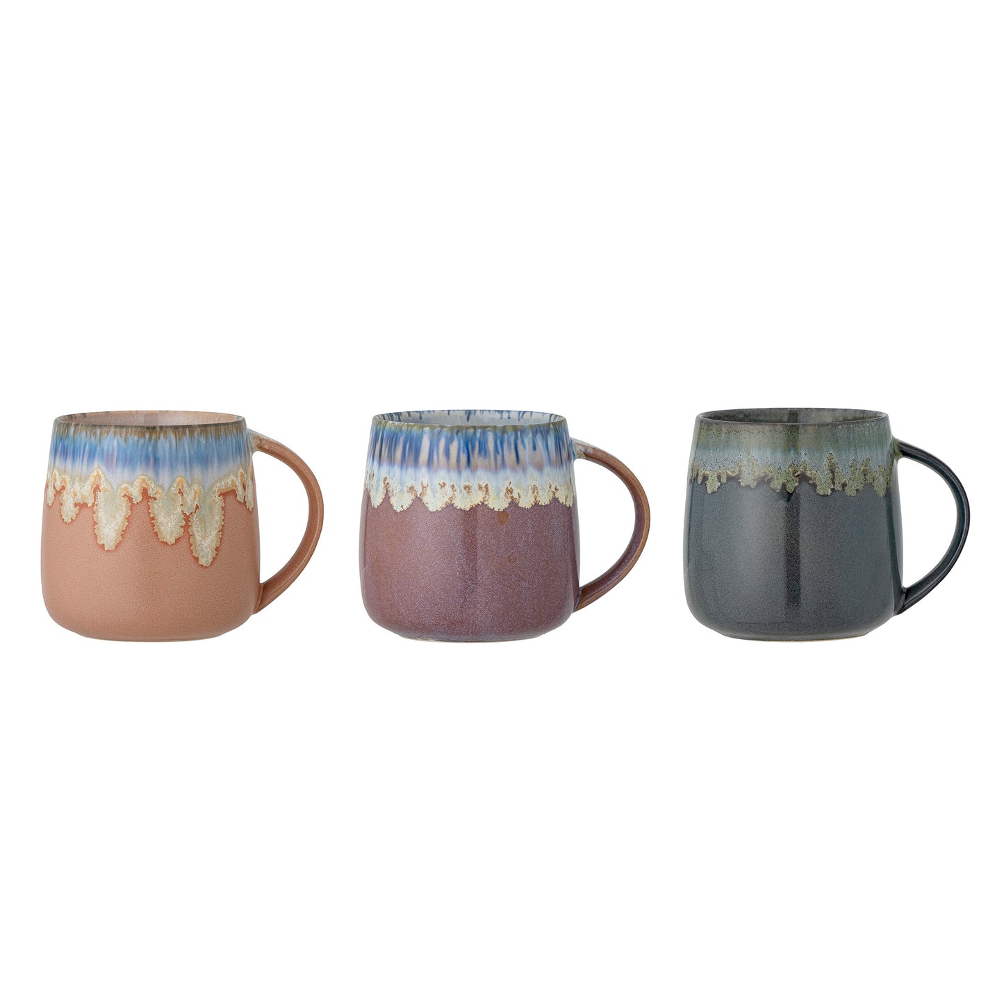 Cloe Mug, Rose, Stoneware - Colour Choice