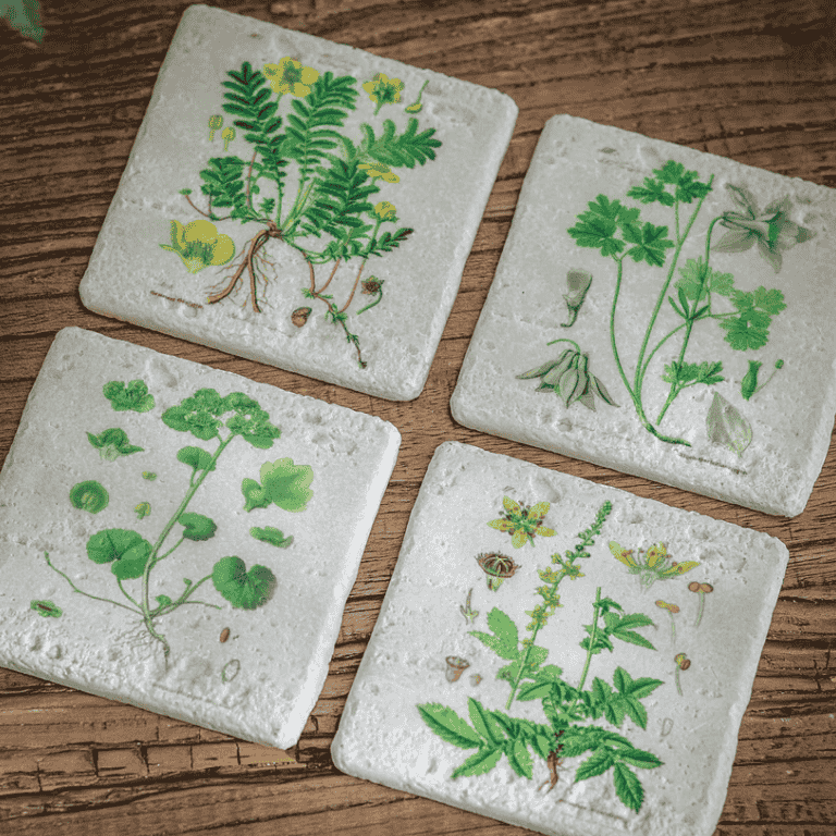 Colton Botanical Coasters 11cm B | Annie Mo's