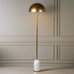 Contemporary Golden Dome and Marble Base Floor Lamp 160cm | Annie Mo's