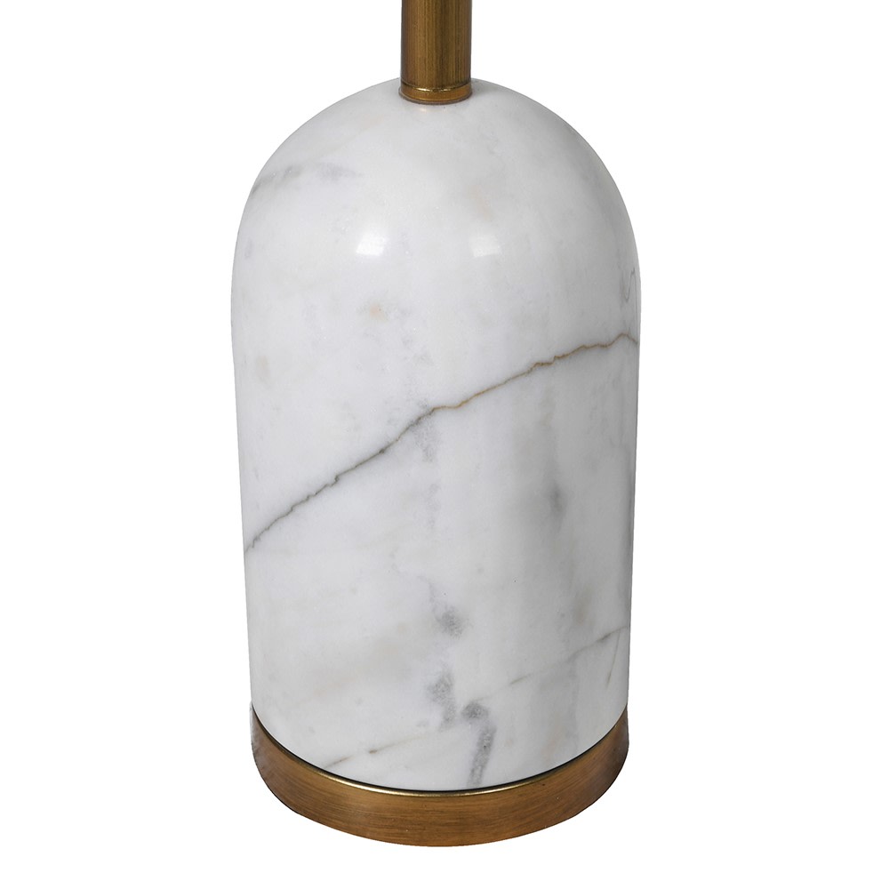 Contemporary Golden Dome and Marble Base Floor Lamp 160cm B