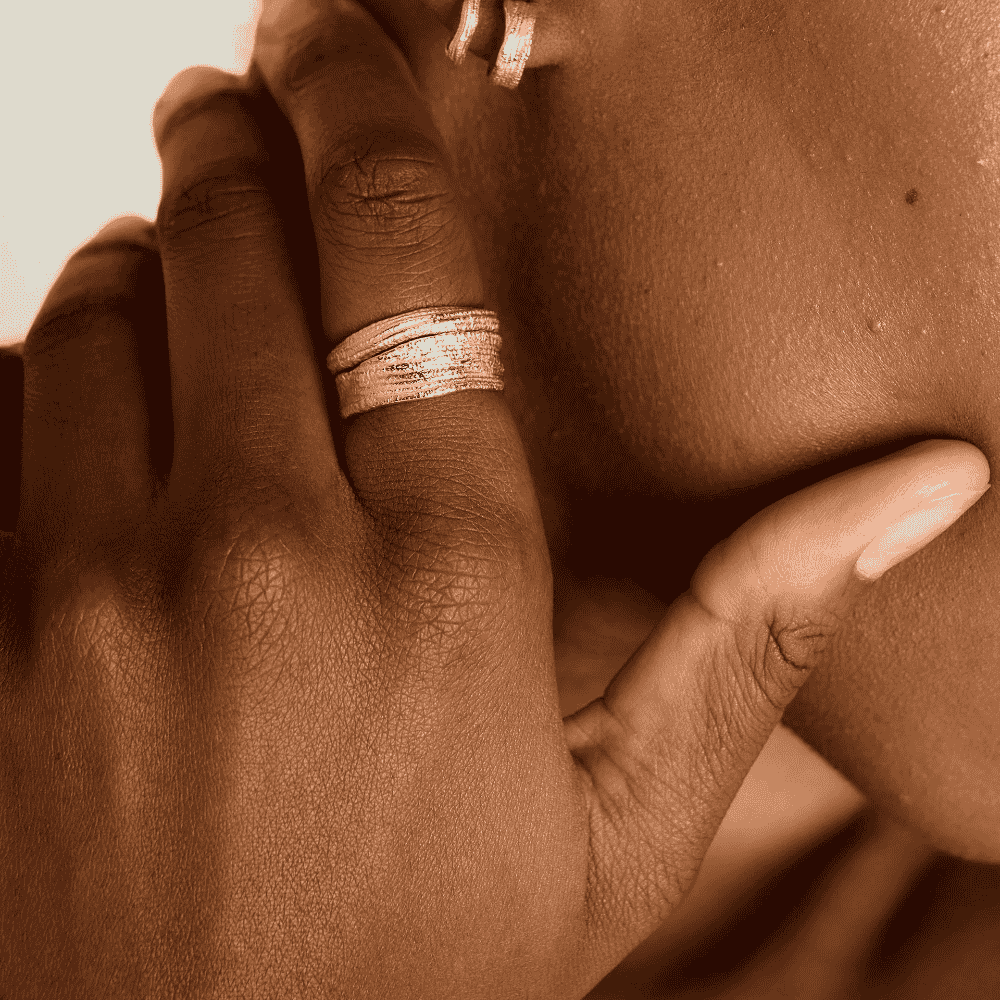 Contour Ring Set - Gold