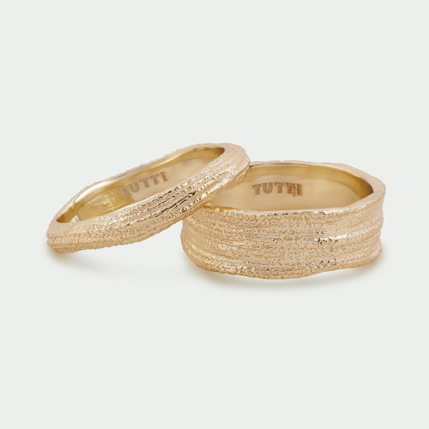 Contour Ring Set - Gold | Annie Mo's3