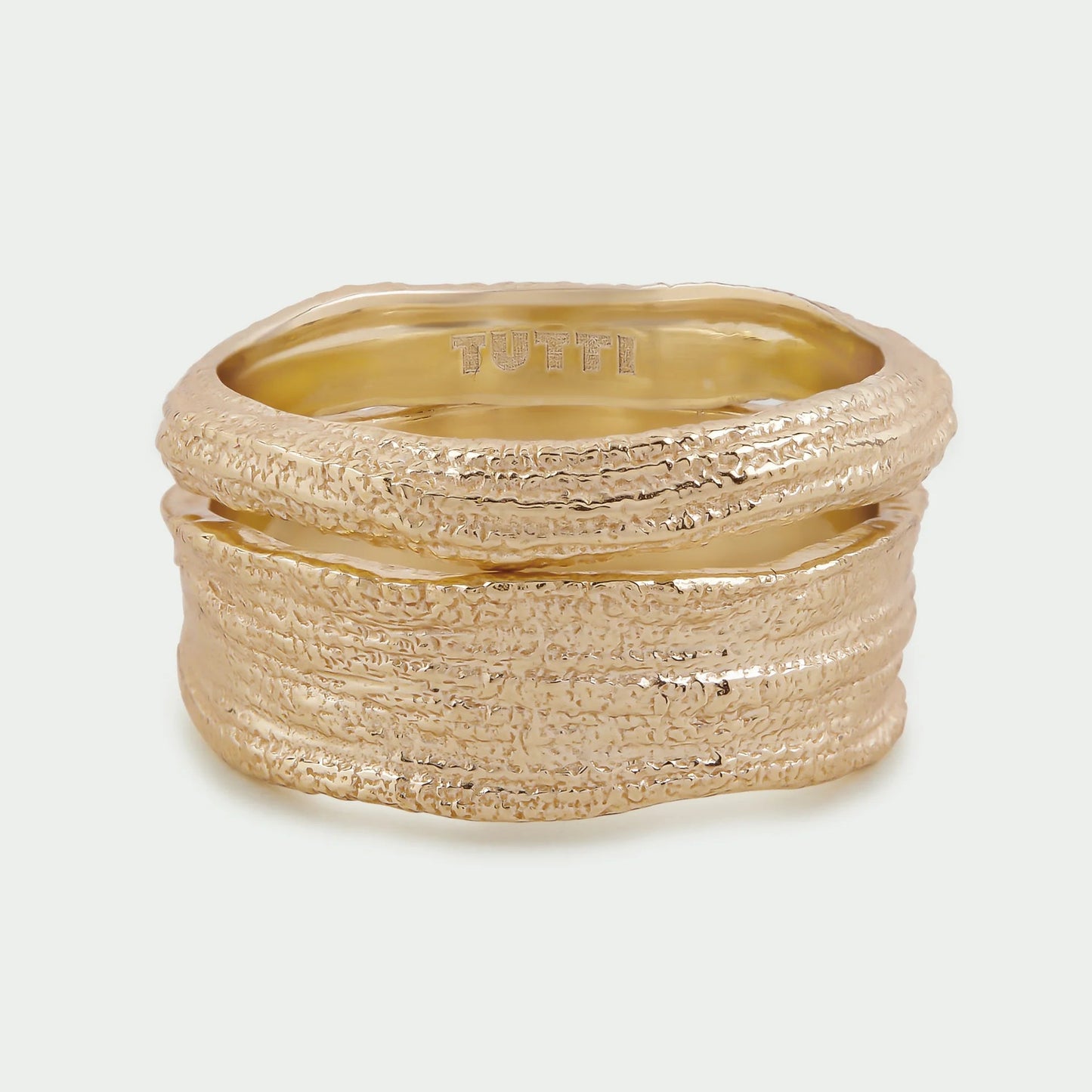 Contour Ring Set - Gold | Annie Mo's4