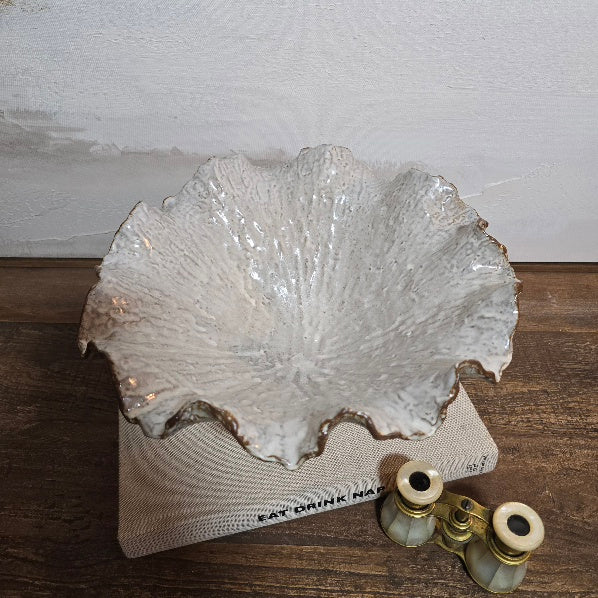 Coral Edge Glazed Bowl 1