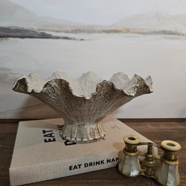 Coral Edge Glazed Bowl 31cm-5
