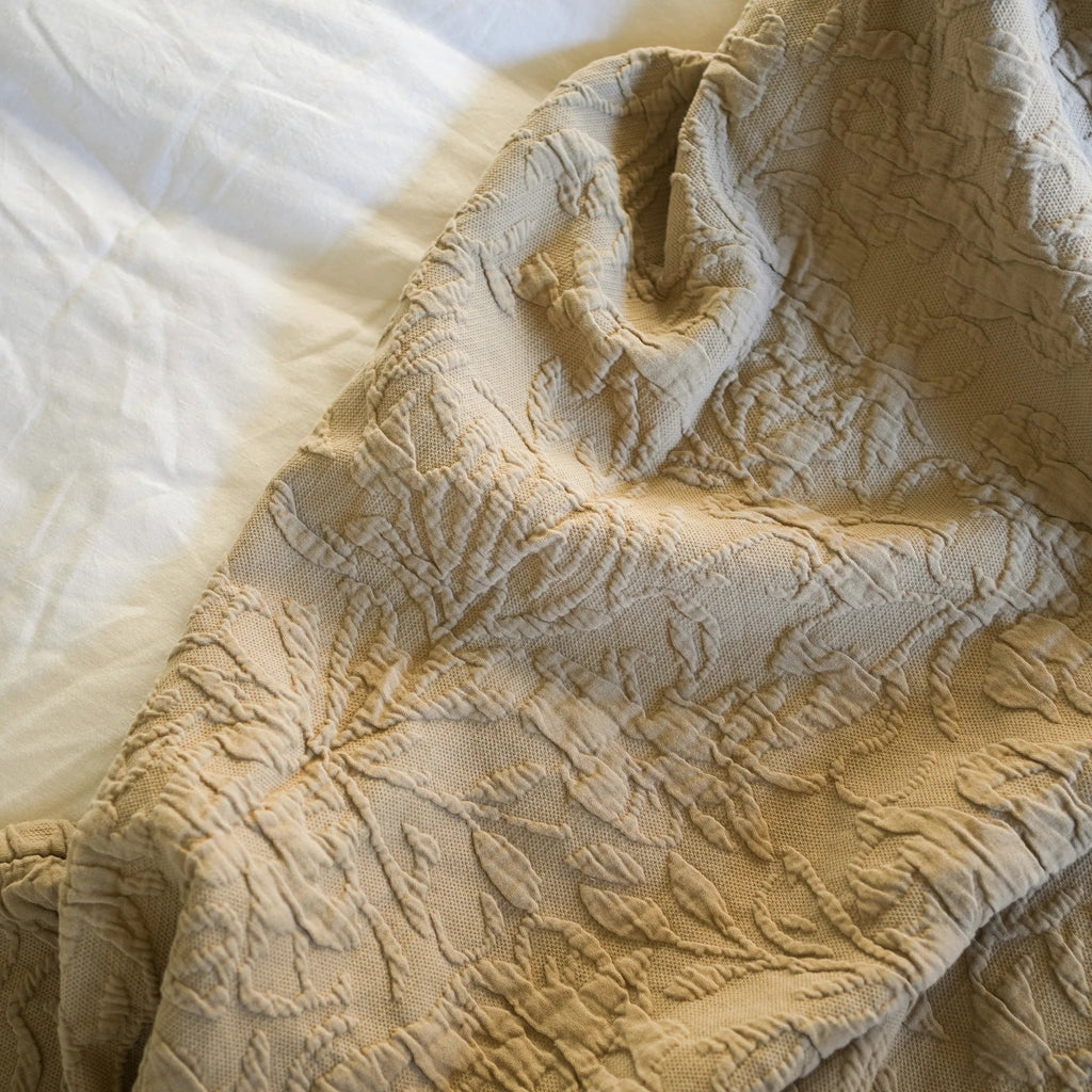 Chatsworth Bedspread - Faded Olive 220 x 230cm