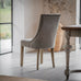 Colleville Button Back Dining Chair - Light Grey
