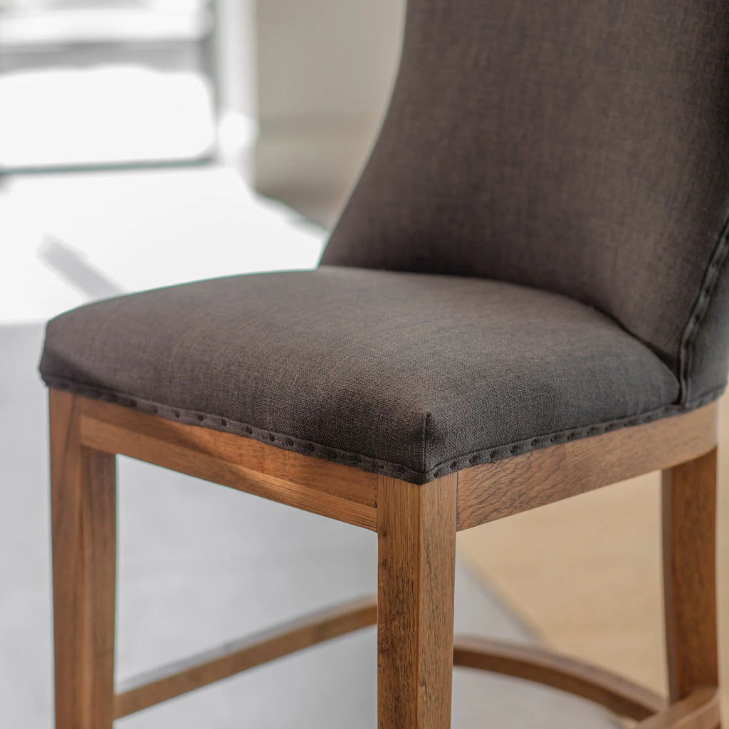 Sudbury Bar Stool - Dark Grey