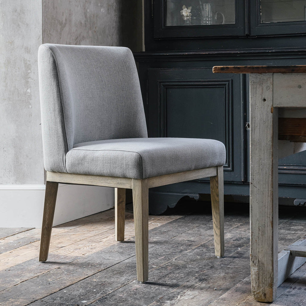Colleville Classic Soft Grey Dining Chair | Annie Mo's