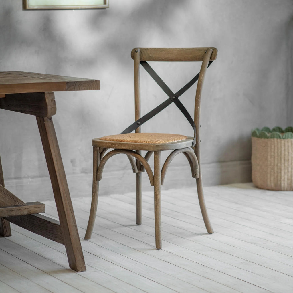 Larchmont Cross Back Dining Chair | Annie Mo's