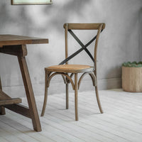 Larchmont Cross Back Dining Chair | Annie Mo's