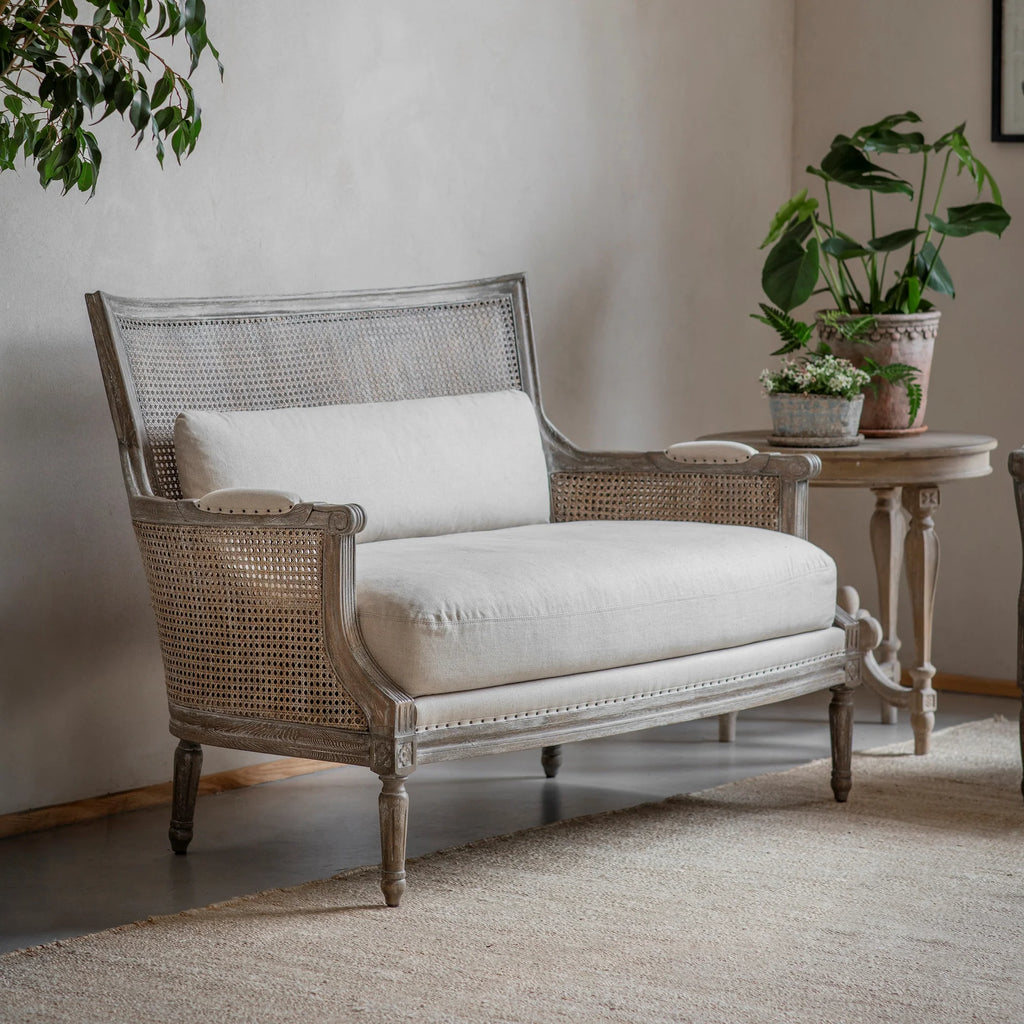 Barton Wingback Bergere Armchair