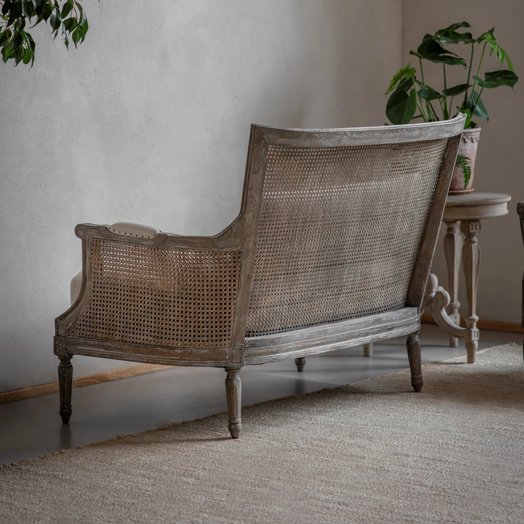 Barton Wingback Bergere Armchair