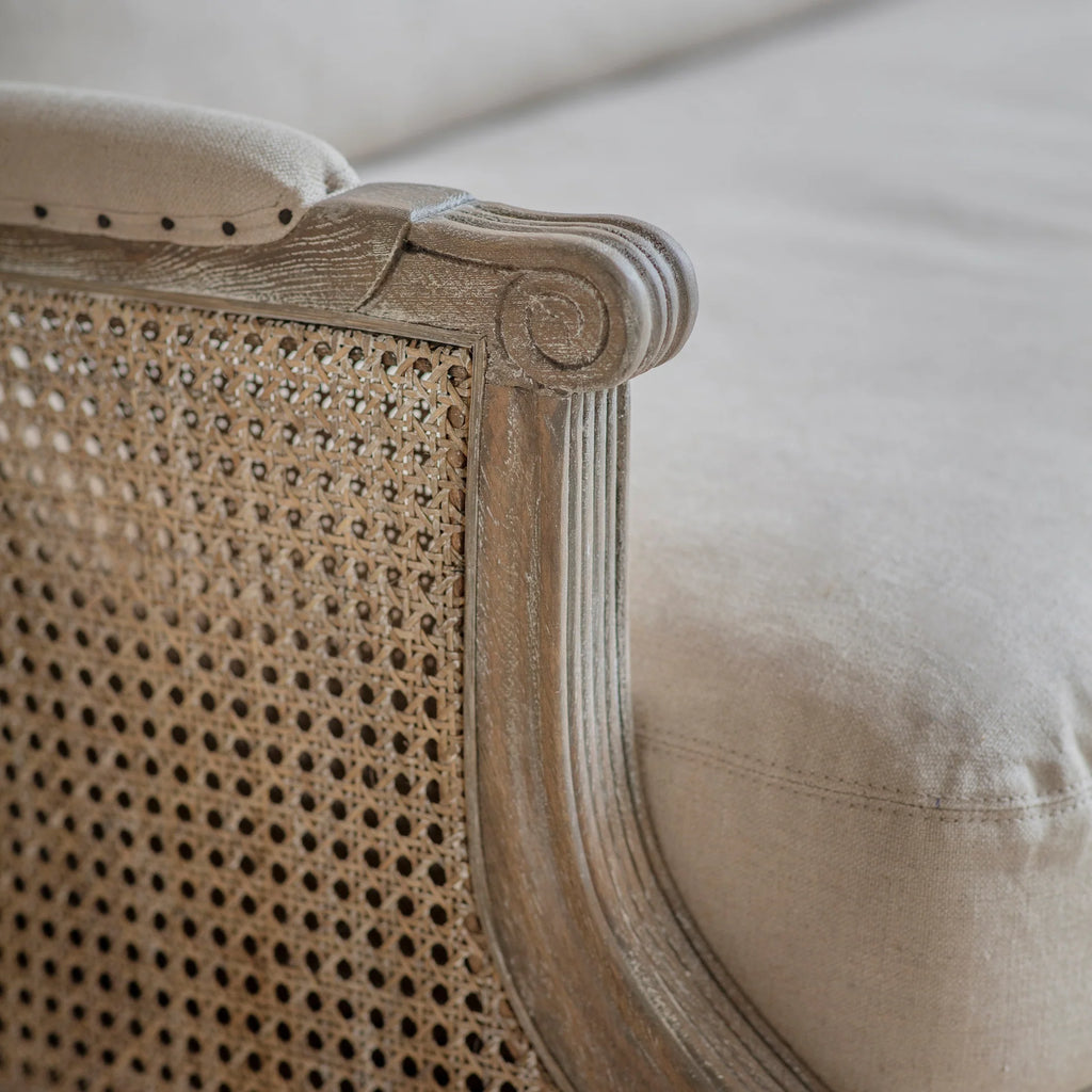 Barton Wingback Bergere Armchair