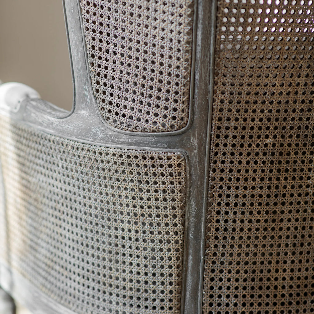 Barton Wingback Bergere Armchair