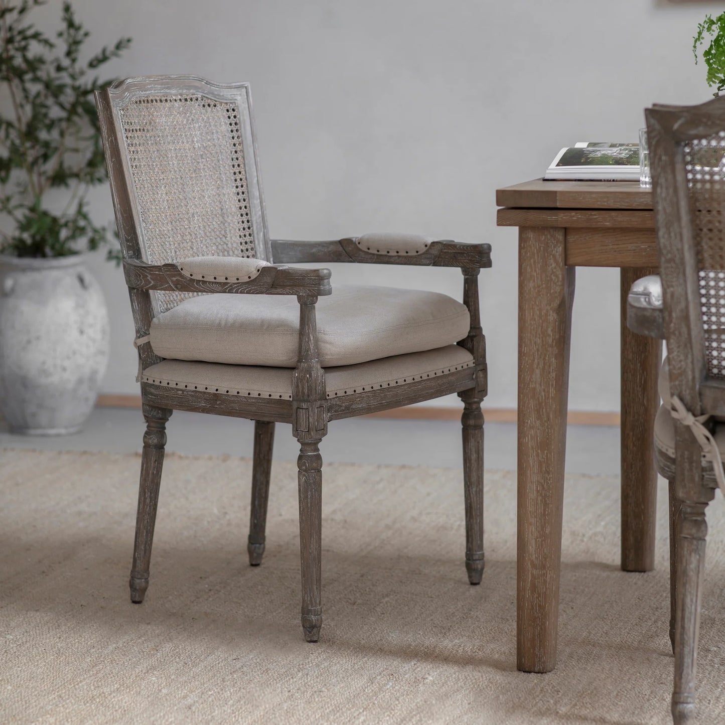 Barton Bergere Carver Chair | Annie Mo's