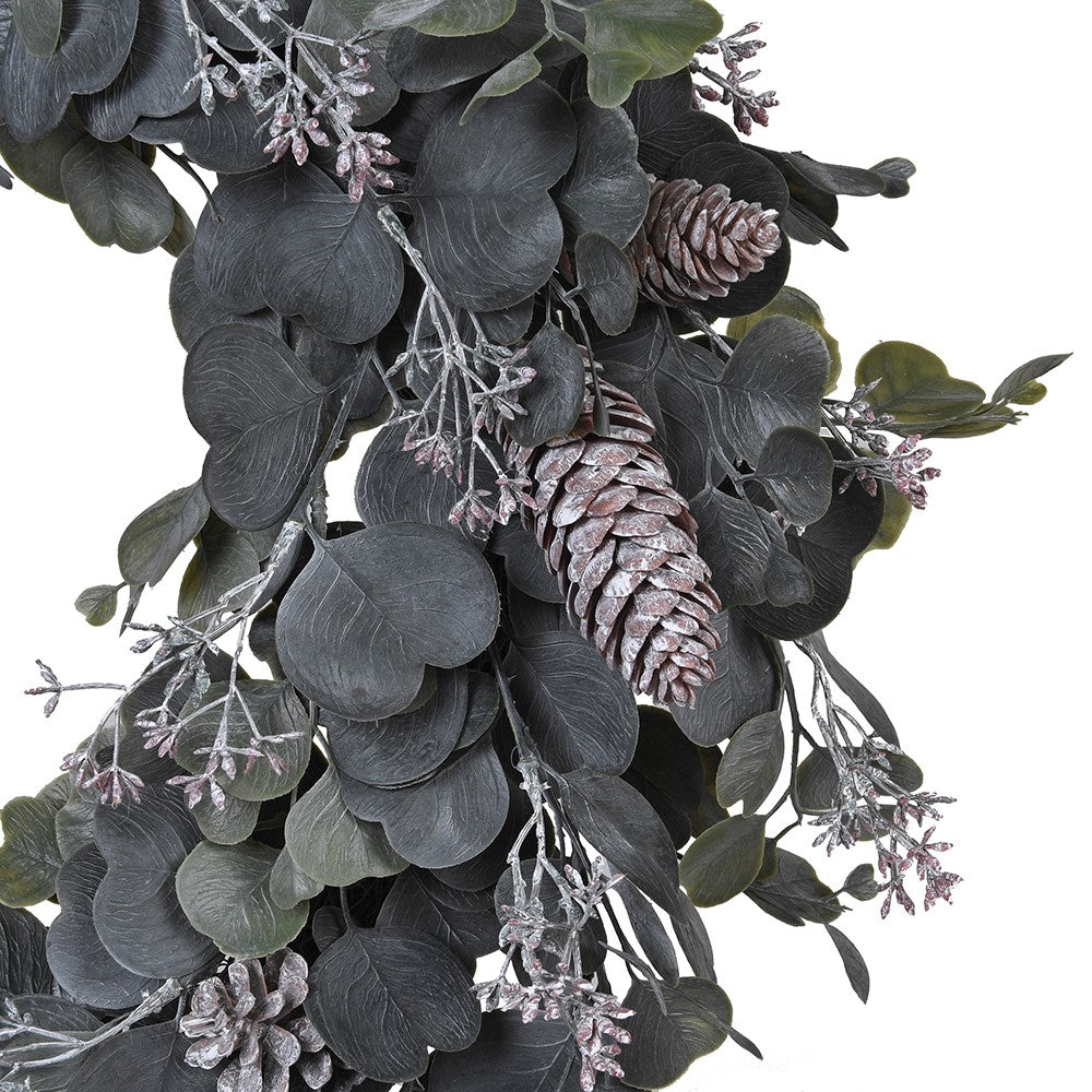 Dark Eucalyptus and Berry Wreath 60cm