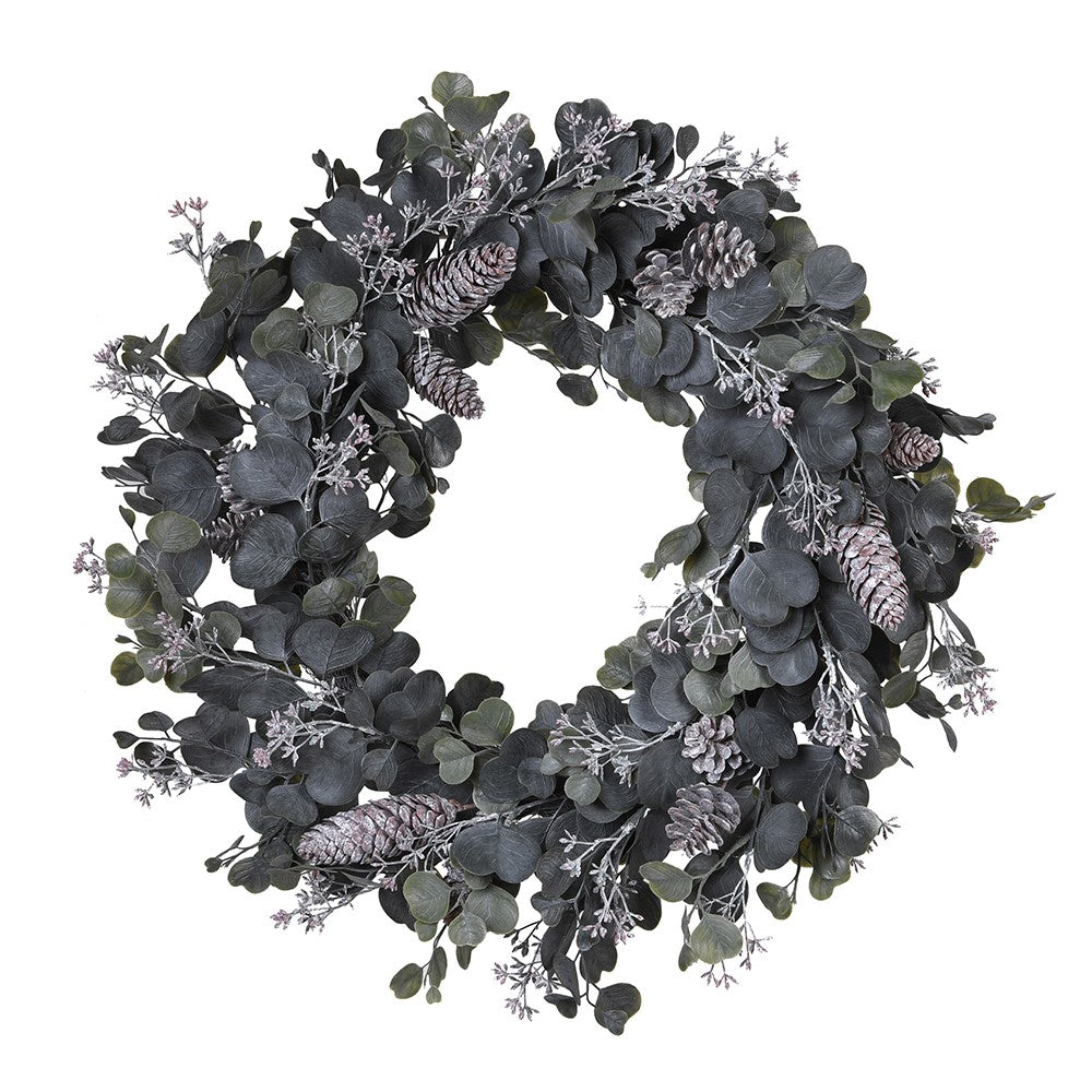 Dark Eucalyptus and Berry Wreath 60cm | Annie Mo's