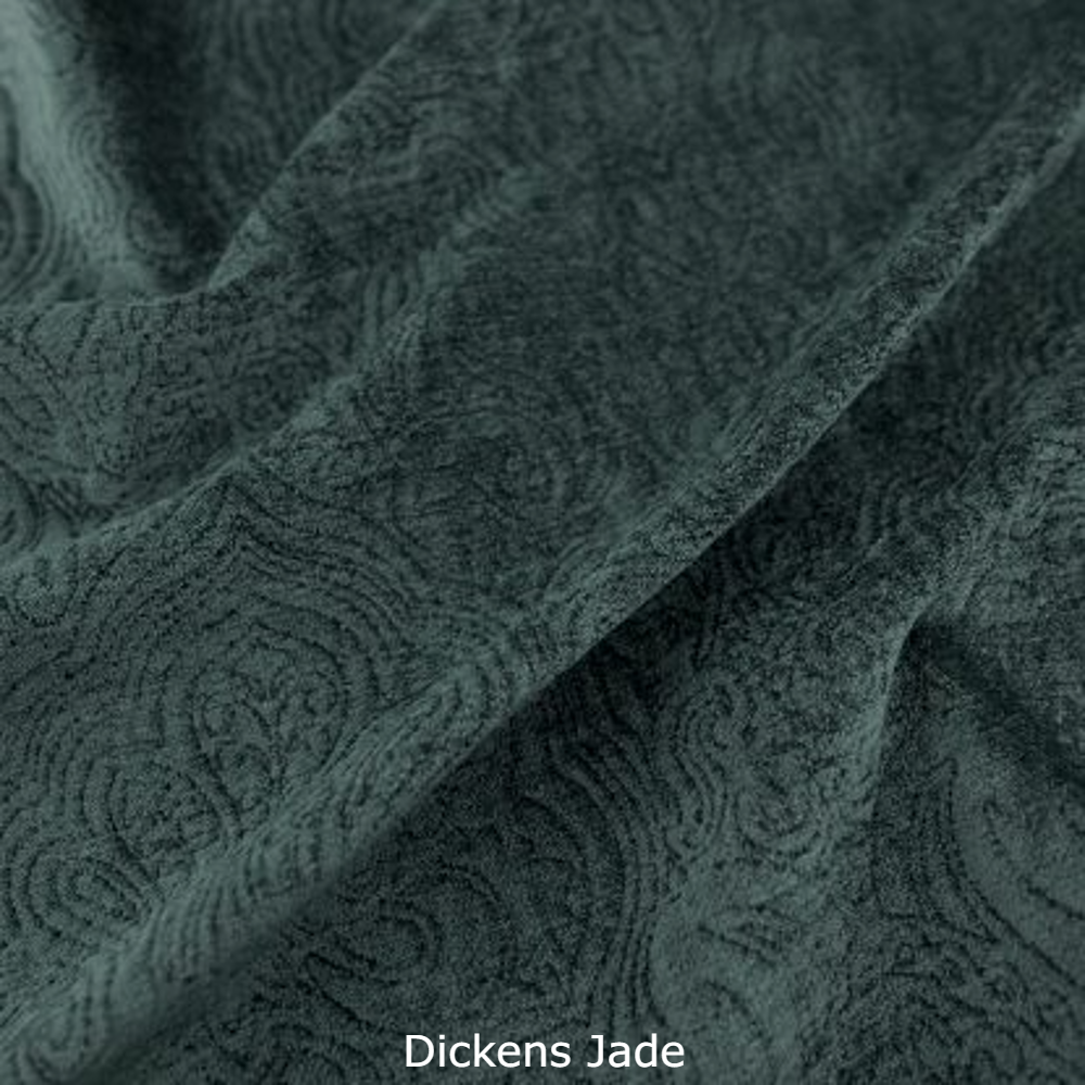 Imogen D Shaped Footstool | Patterned Fabrics