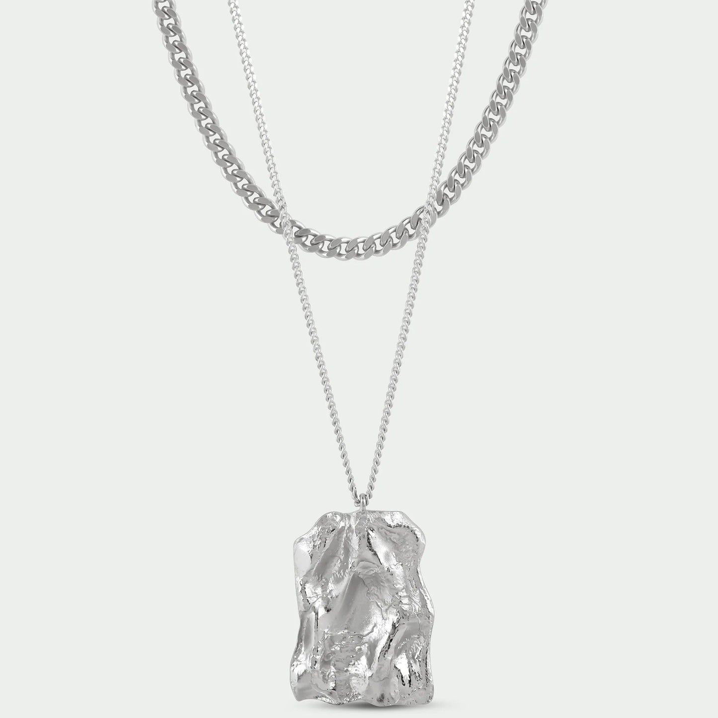 Current Necklace - Silver | Annie Mo's