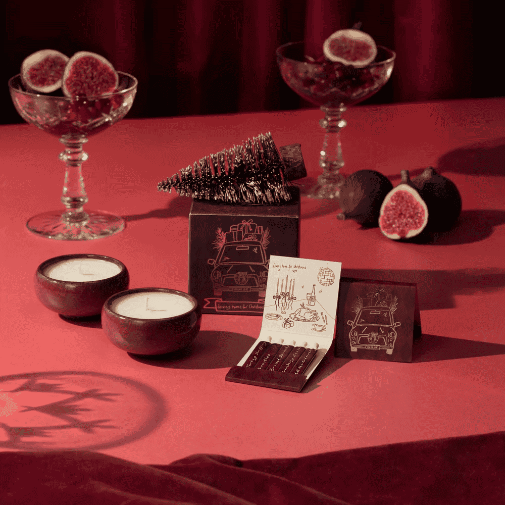 Driving Home for Christmas Matchbook | Annie Mo's-C