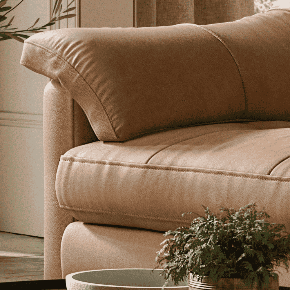 Duffy Three Seat Sofa | Leathers-B