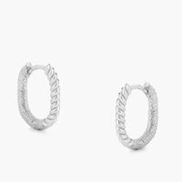 Twist Earrings Silver | Annie Mo's