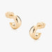 Serenity Huggie Hoop Earrings Gold | Annie Mo's