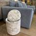 Patterned Occasional Storage Stool 45cm Style Two