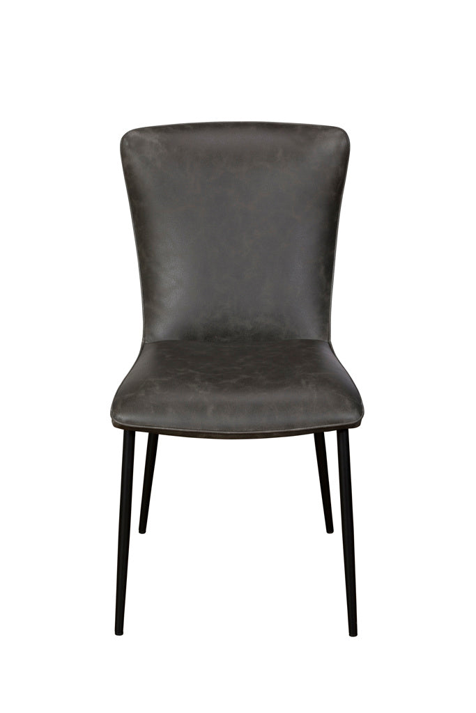 Ella Grey PU Leather Dining Chair | Annie Mo's-E