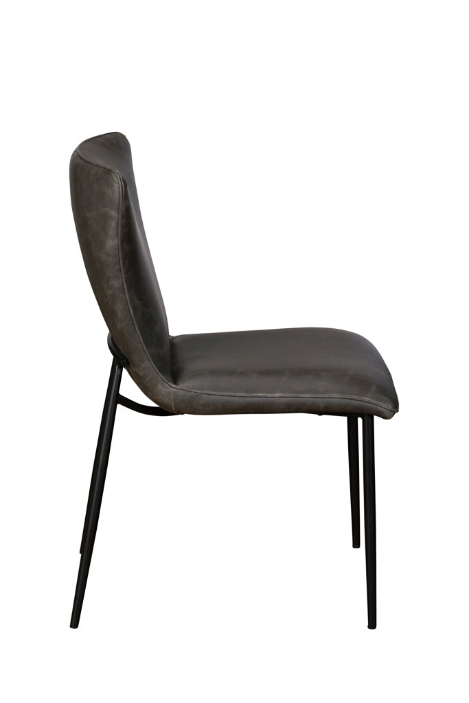 Ella Grey PU Leather Dining Chair | Annie Mo's-D