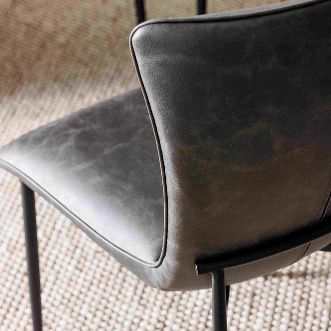 Ella Grey PU Leather Dining Chair | Annie Mo's-B