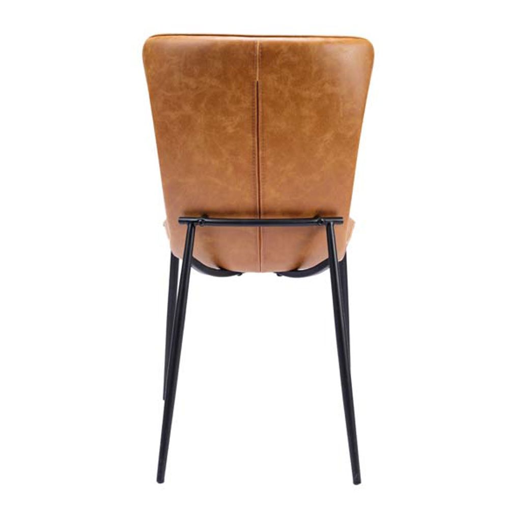 Ella Tan PU Leather Dining Chair