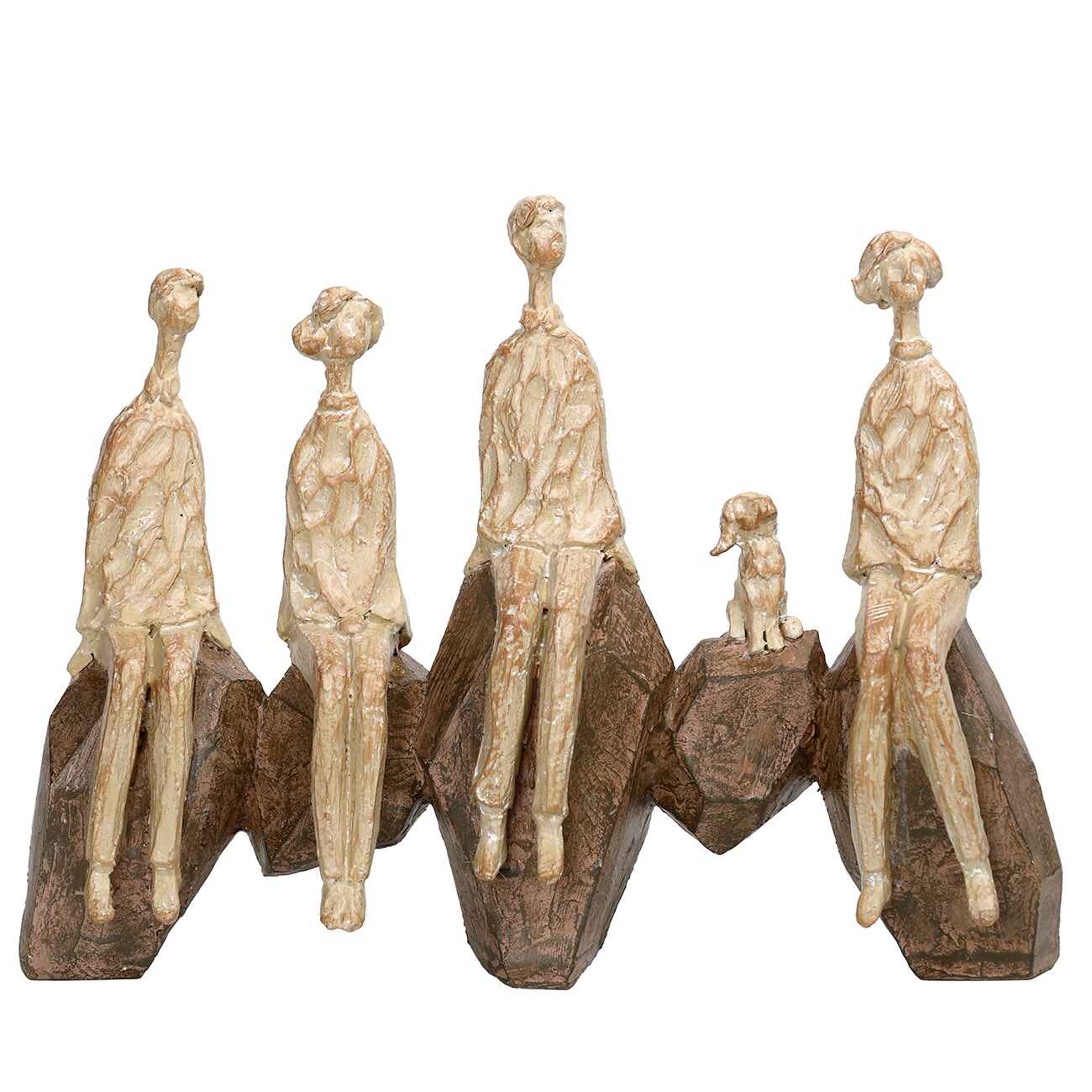 Ellington Seated Forms Family of Five 30cm | Annie Mo's