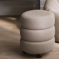 Emile Buff Occasional Footstool 50cm | Annie Mo's