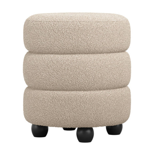 Emile Buff Occasional Footstool 50cm